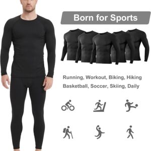 Men's Compression Shirts Long Sleeve Athletic Workout