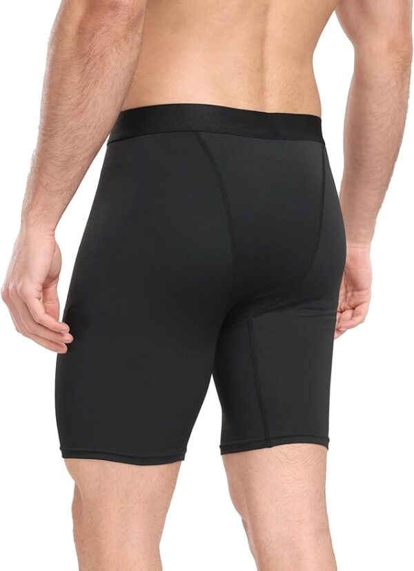 Compression Shorts Men Performance Sports Workout Athletic Running Underwear Shorts Spandex - Image 2
