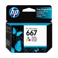 HP - Ink cartridge - Tricolour 667